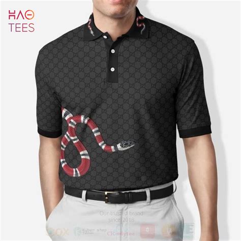 gucci golf shirt snake